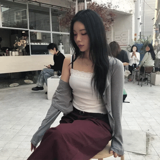 Tencel V-neck Cardigan