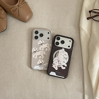 Magic Pony iPhone 17 Pro Card Holder Hard Case