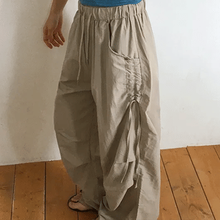Soluna Parachute String Wide Banding Pants