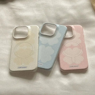 Pastel Clover MagSafe Hard Phone Case for iPhone 16 Pro