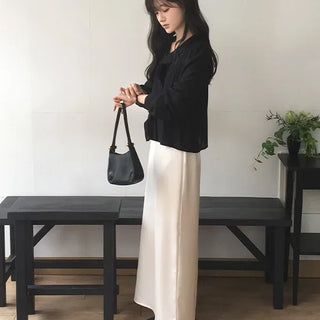 Melt satin long