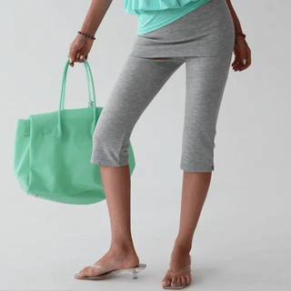 PARIS Shirred Capri Leggings 2CO