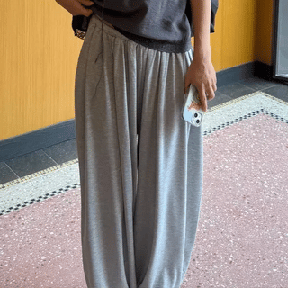 Jasmine Linen Elastic Waist TwoWay Harem Pants
