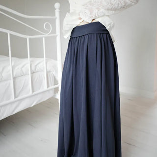 Jersey maxi skirt