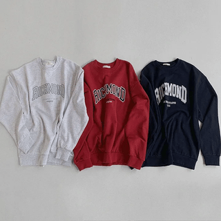 Rich embroidered sweatshirt