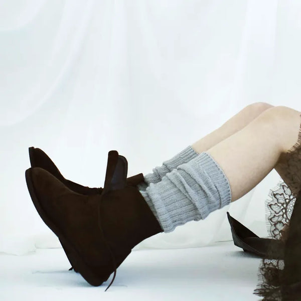 Slouchy rib socks