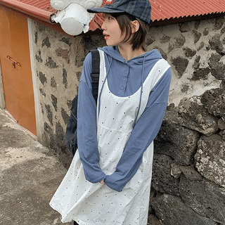 Senkobu Dot Long Dress