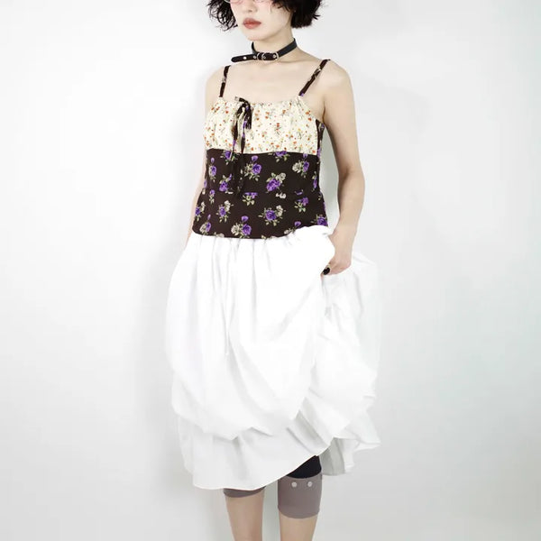 Flower patch sleeveless