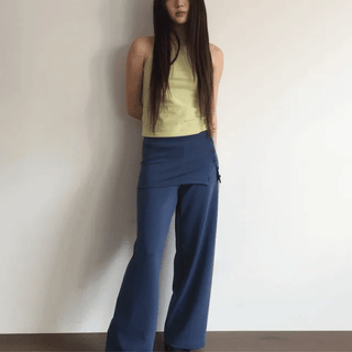 Banded Shirred Sleeveless Blouse
