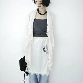Drape Wrinkle Cardigan