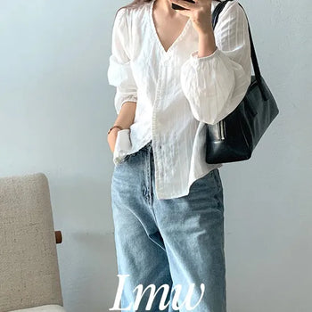 May Lace Pintuck Shirring Blouse