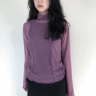 Asymmetrical Strap T-shirt