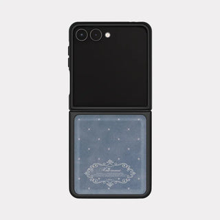 midnight dot Galaxy Zflip Fold 8 8 Epoxy MagSafe Black Bumper Case
