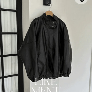 LIKEMENT Blink HighNeck Leather Jumper