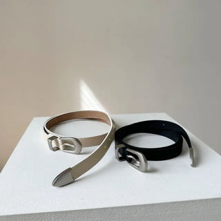 Two-Buckle Square Belt