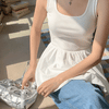 Petite puff layered dress