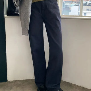 Pomelo Cotton Wide Color Pants