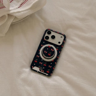 Cherry Cuddle Pattern iPhone MagSafe Grip Talk Holder Epoxy