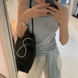 Raya Soft Spandex Boat Neck Sleeveless