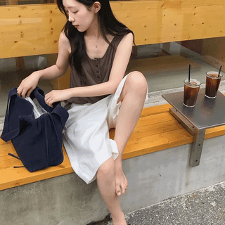 Rearson Summer Pintuck Half Elastic Pants