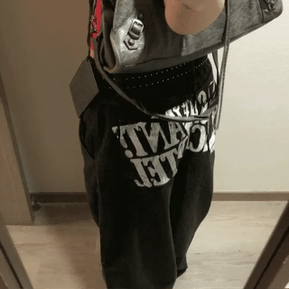 carryover embroidered denim pants
