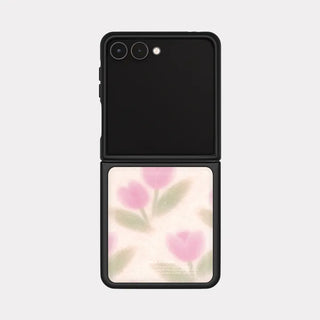 Matte Tulip Galaxy Z-Flip Fold 8 MagSafe Black Bumper Case
