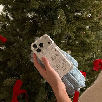 Dear December MagSafe Card Slot Wallet Pocket Case