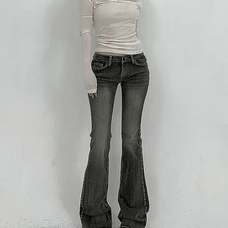 KAY LOW BOOTCUT PANT | Low-rise bootcut pants