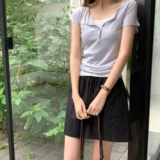 Hilo half-open short sleeve