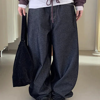Podan Raw Denim Balloon Wide Pants