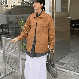 Lano Cotton Trucker Over Jacket