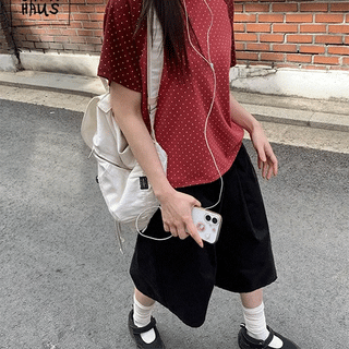 Lante Pintuck Elastic Bermuda Shorts