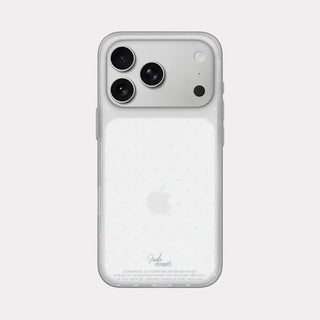 Minimal Dot iPhone 17 Pro Clear Translucent Jelly Case