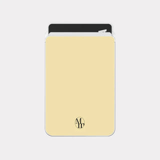 Basic Bloom MagSafe Clear Card Wallet Pocket Case