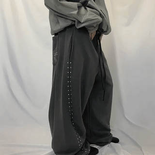 hotfix lettering pants