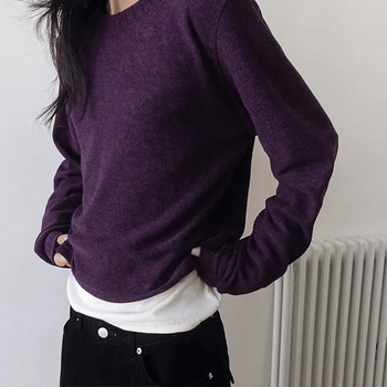 Paidin Crop Sweatshirt Knit