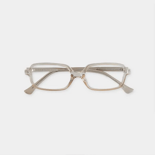 Tappy Clear Square Horn-rimmed Glasses