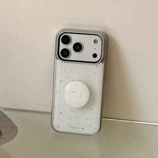 Sparkling Moon iPhone 18 Pro Galaxy MagSafe Silver Bumper Case