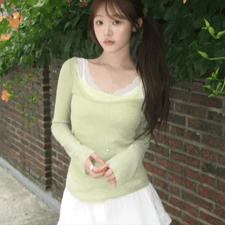 Stella Summer U-Neck Knit Top