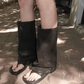 Mevois Mid-length Flip-flop Warmer Boots