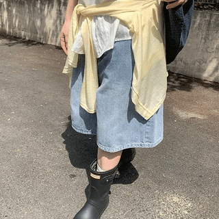 Dandy Denim Bermuda Pants