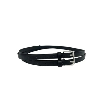 Double Line Leather Belt