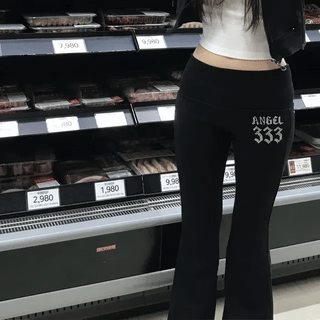 CENTRAL Low-Rise Bootcut Training Pants
