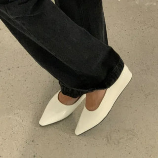 Fuzzy Square TwoWay Midi Heels