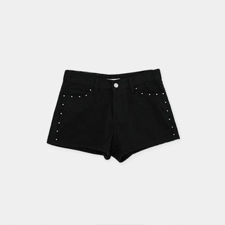 Tindia studded cotton shorts