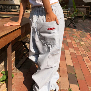 Snap Curve Balloon Pants