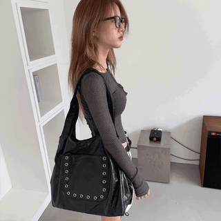 Two Way Circle Stud Big Bag