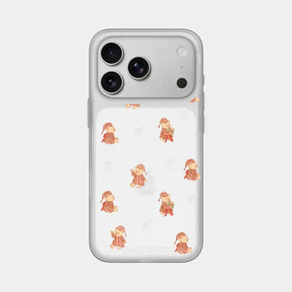 Pajama Bear iPhone 17 Pro Clear Translucent Jelly Case