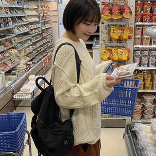 Nakomi Round Cable Knit Wool Knit
