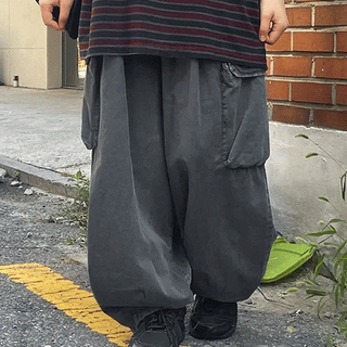 Volenne Pigment Cargo Balloon Wide Pants